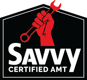 Savvy Certified AMT badge