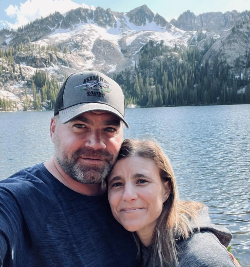 Russ and Michelle Frame, owners of Black Wolf Aviation